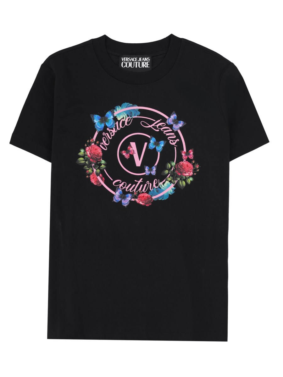 T-SHIRT CON EMBLEMA BUTTERFLY