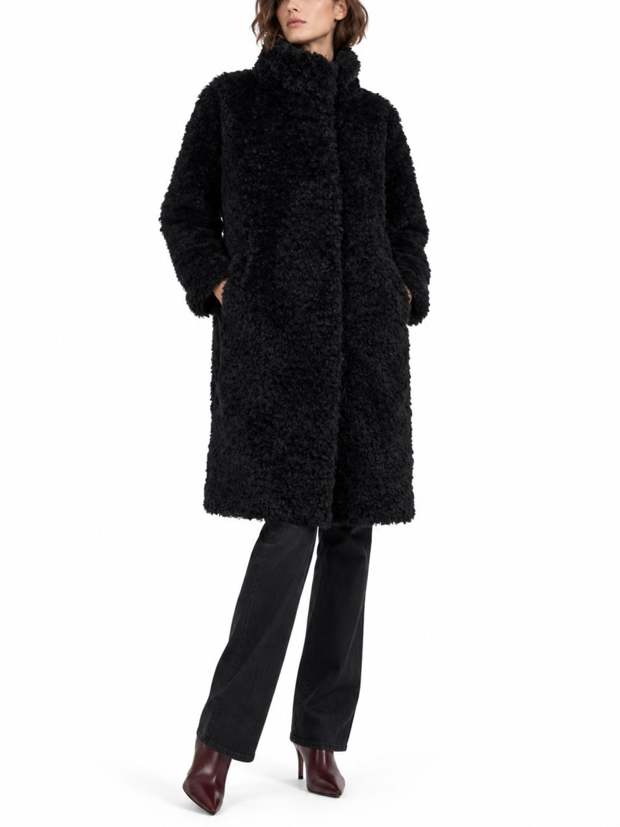 Cappotto Teddy Curly in Ecopelliccia