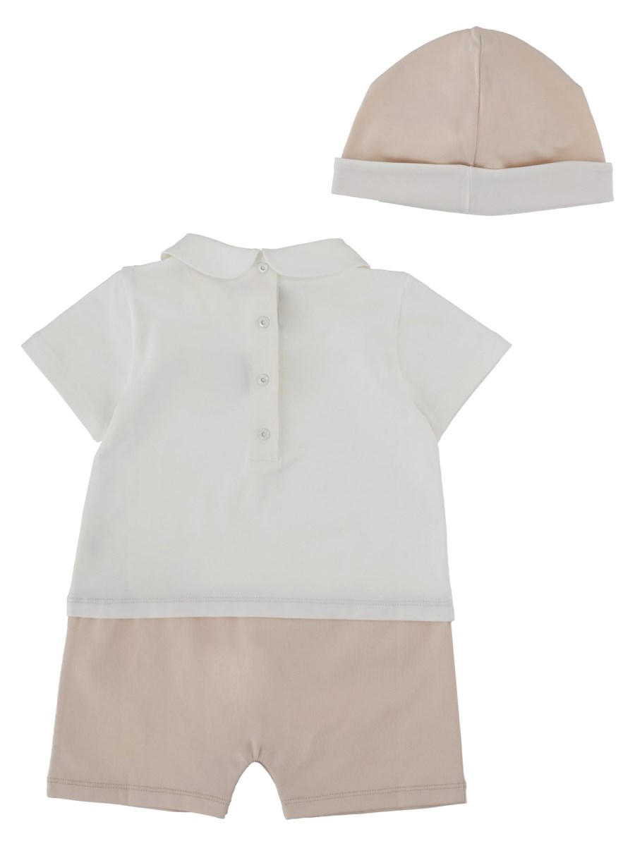 SET TUTINA E CAPPELLINO CON LOGO MULTICOLOR