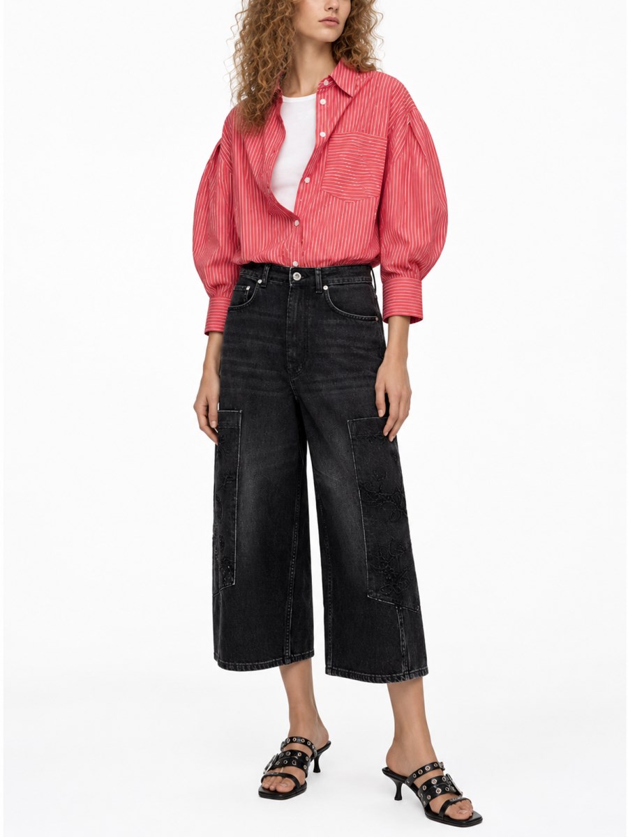 Camicia In Cotone A Righe