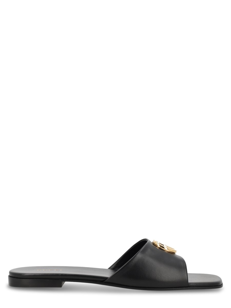 SANDALO SLIDER CON DOPPIA G
