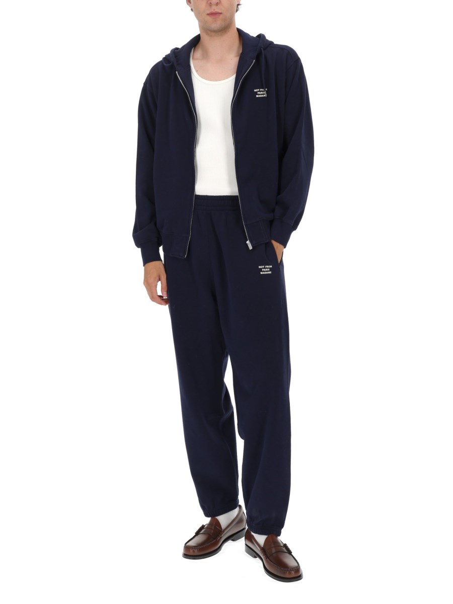 PANTALONE IN FELPA DI COTONE