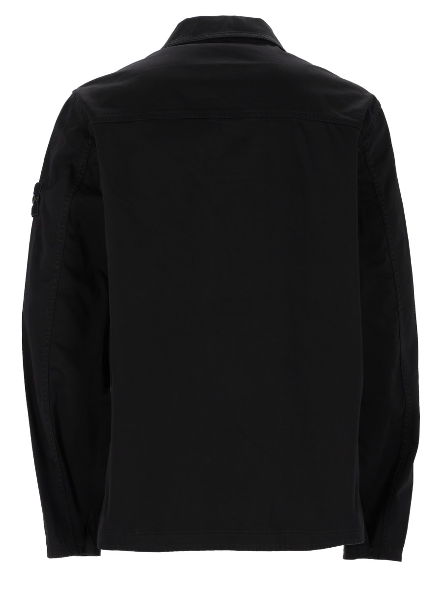 OVERSHIRT CON ZIP E TASCHE SUL PETTO