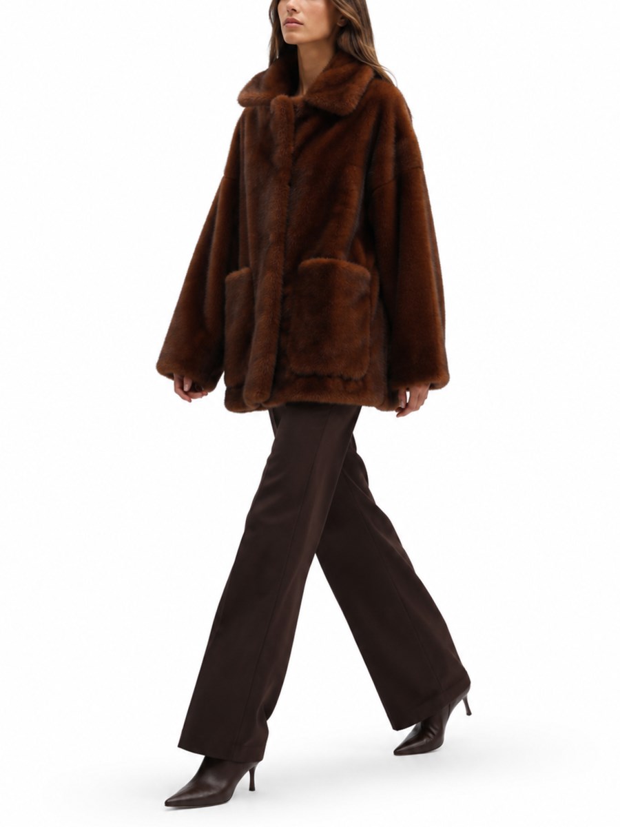 CAPPOTTO IN ECO-PELLICCIA