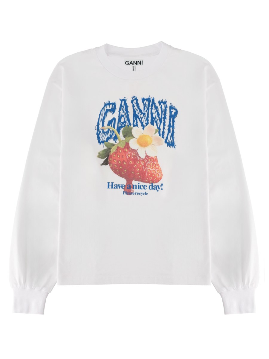 T-SHIRT CON STAMPA STRAWBERRY