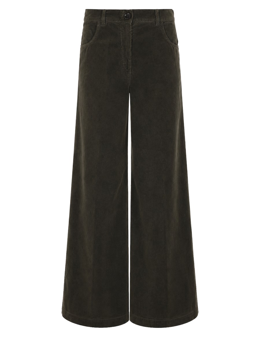 pantalone in velluto di cotone