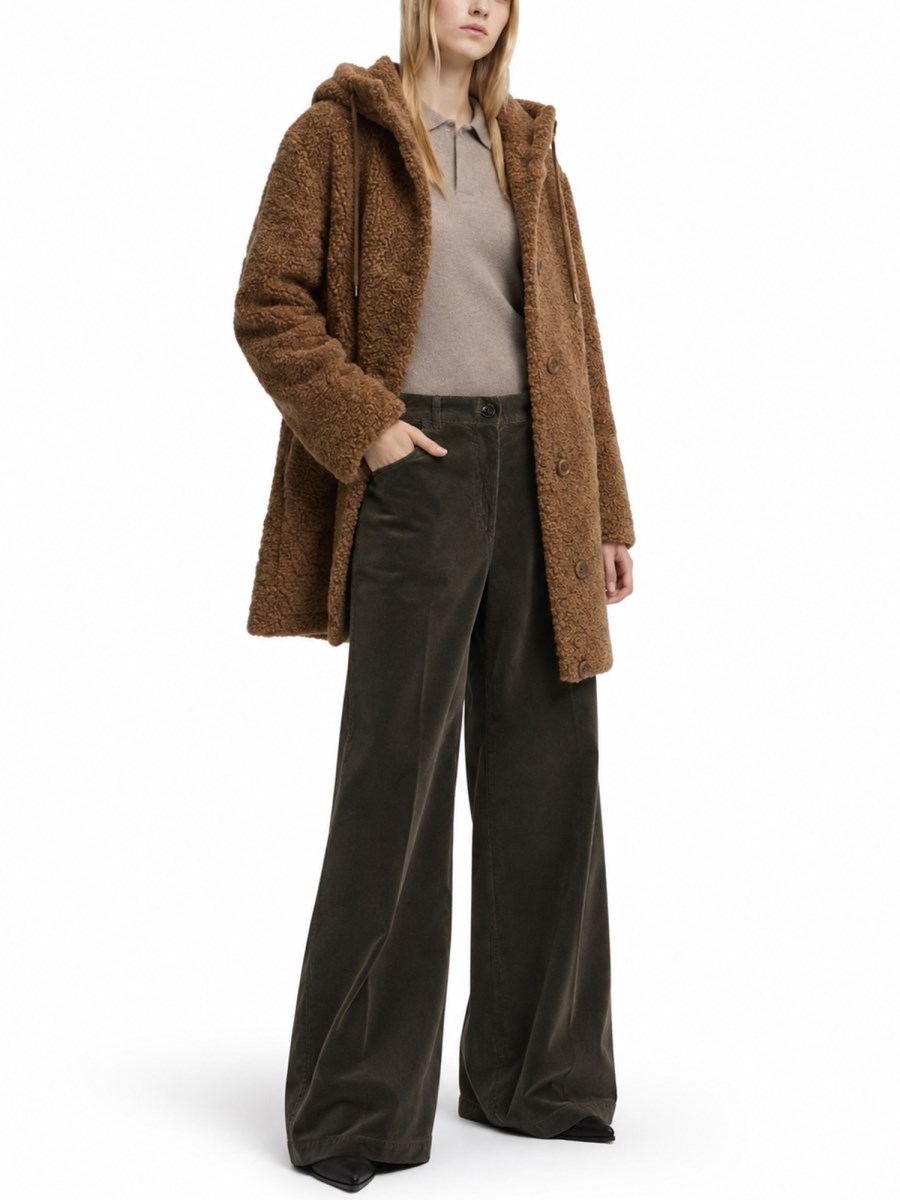 pantalone in velluto di cotone