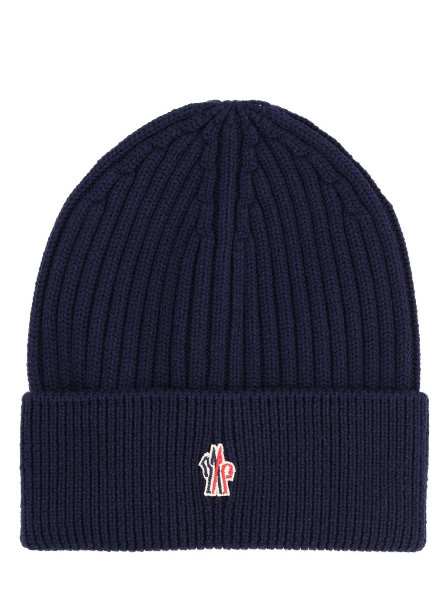 Berretto in Lana con Patch Logo