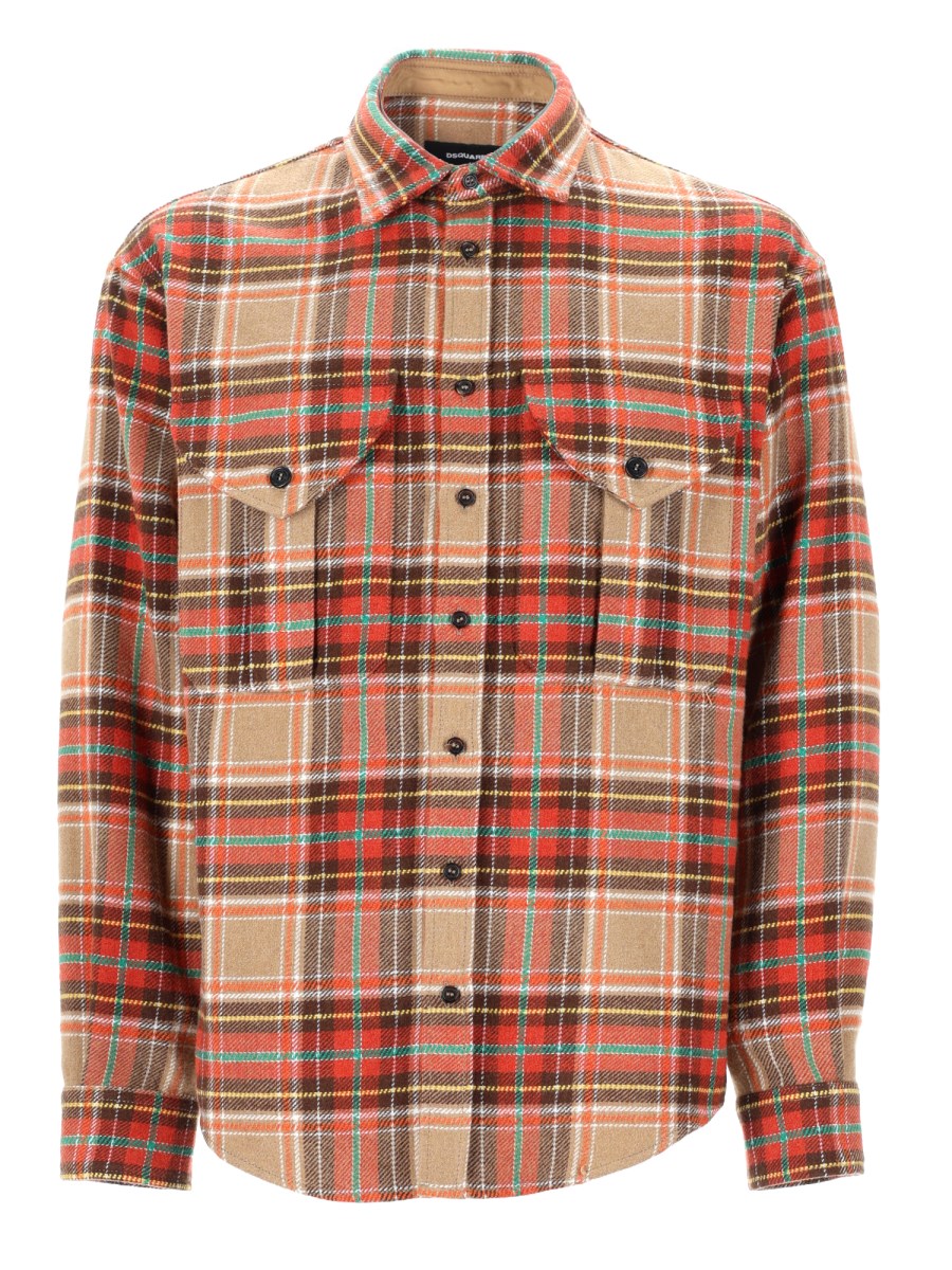 CAMICIA PLAID MILITARY