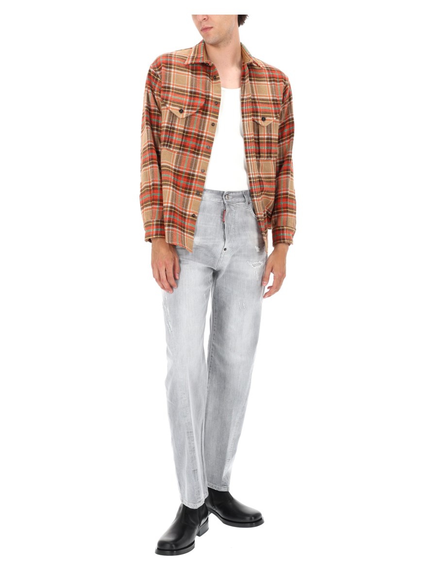 CAMICIA PLAID MILITARY