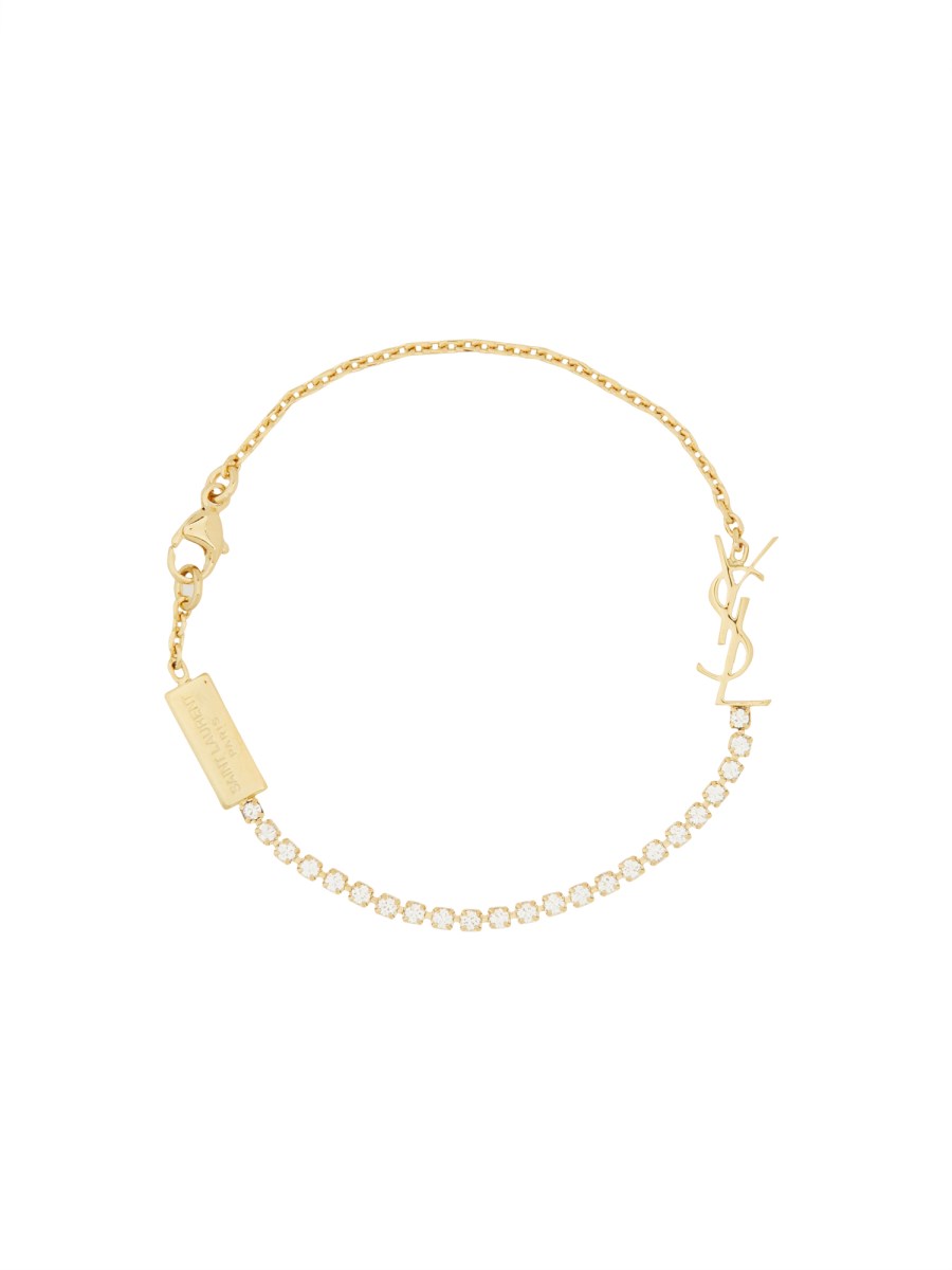 BRACCIALE CON CHARM CASSANDRE E STRASS