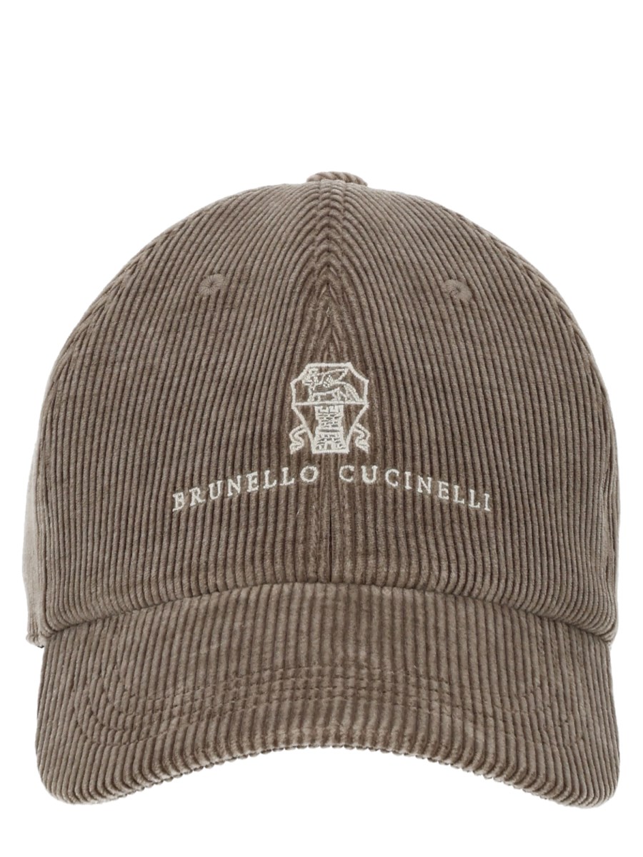 CAPPELLO DA BASEBALL IN VELLUTO A COSTE