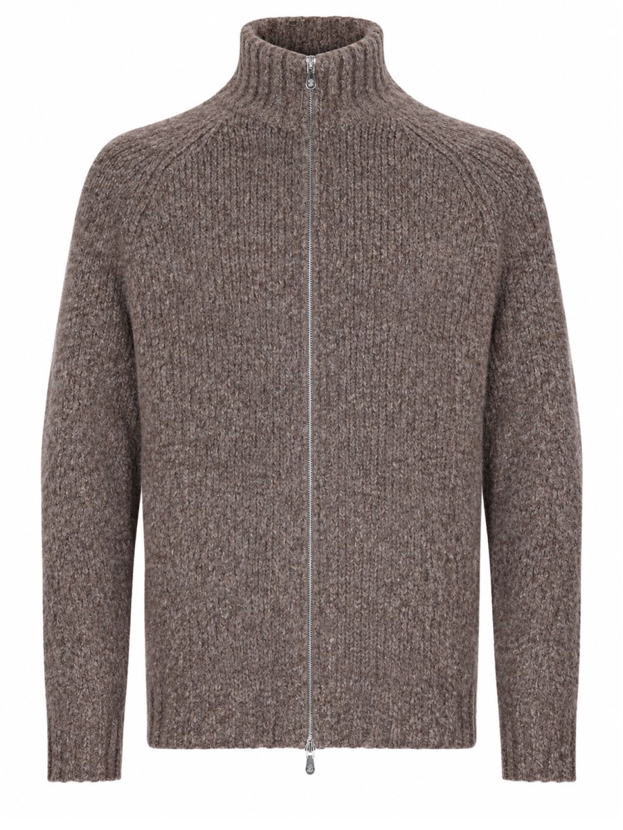 CARDIGAN IN CASHMERE CON ZIP