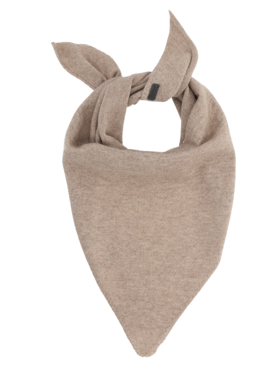 FOULARD IN CASHMERE CON MONILE