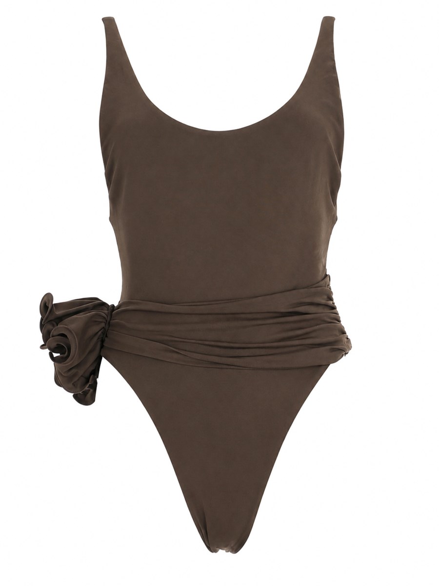 COSTUME DA BAGNO INTERO CON DETTAGLIO ARRICCIATO