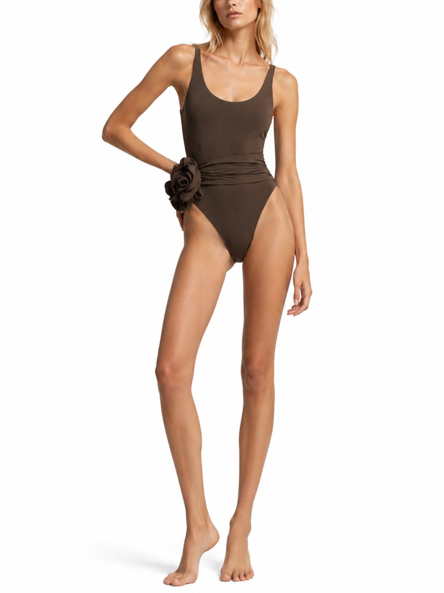 COSTUME DA BAGNO INTERO CON DETTAGLIO ARRICCIATO