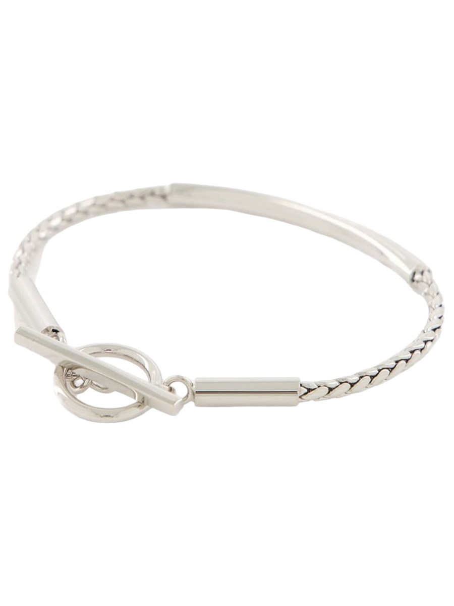 BRACCIALE CON CATENA A SPIGA E TUBO 
