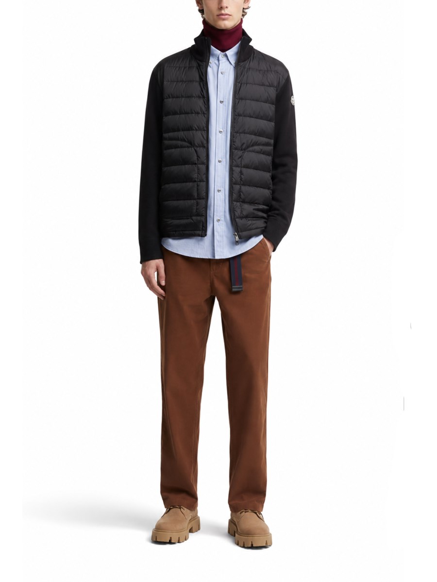 Cardigan Imbottito con Zip