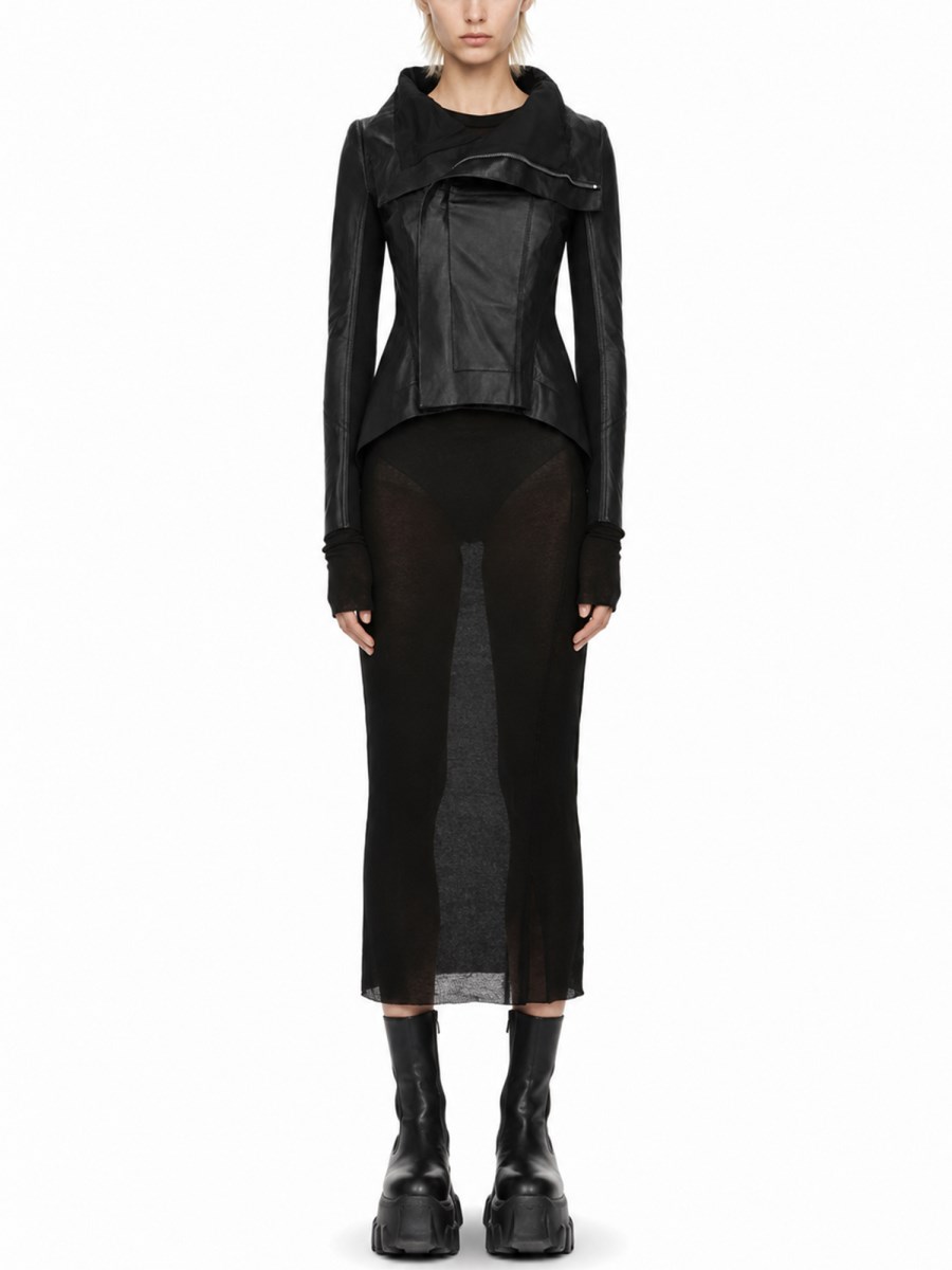 GIACCA BIKER IN PELLE NASKA