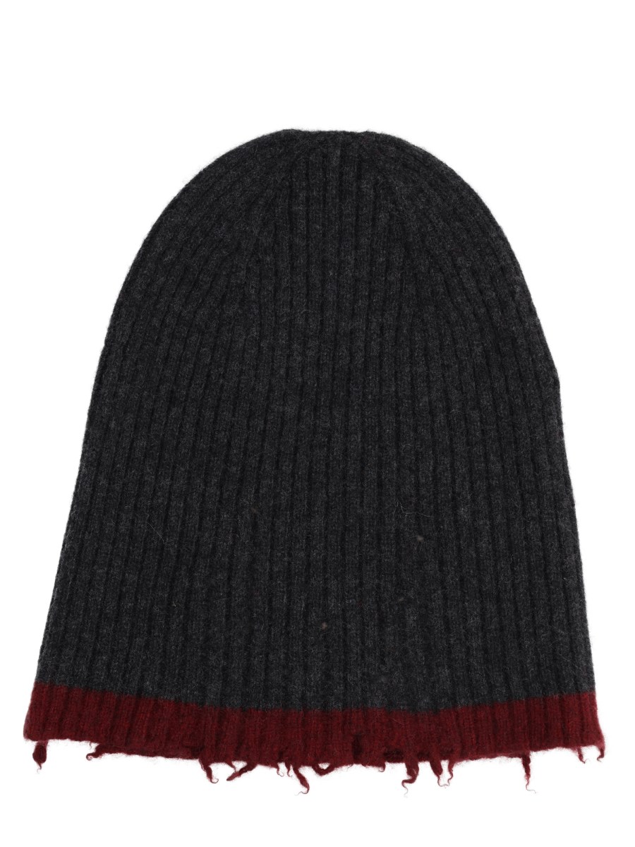 Berretto in Cashmere a Coste