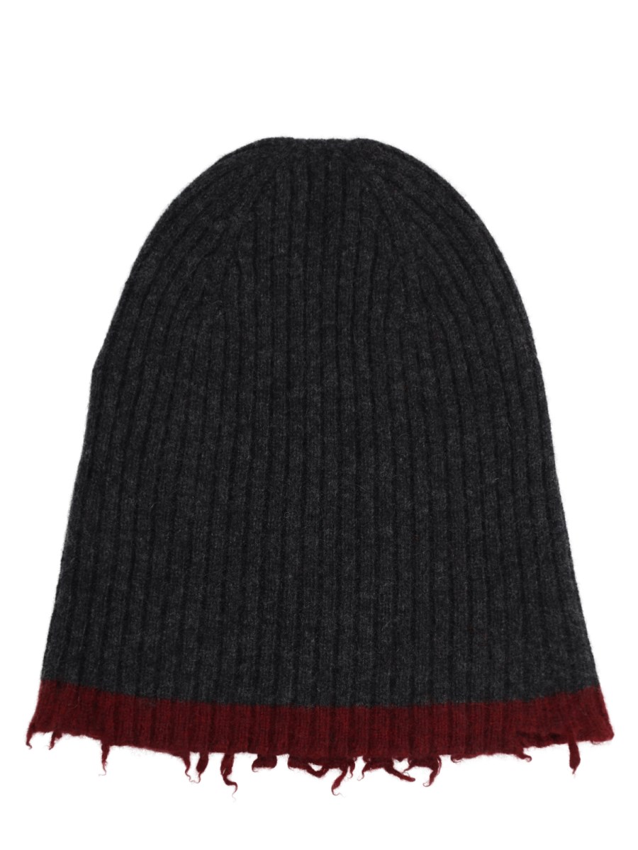 Berretto in Cashmere a Coste