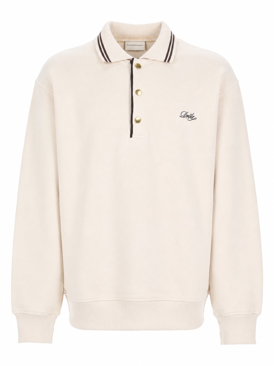 POLO IN COTONE CON LOGO