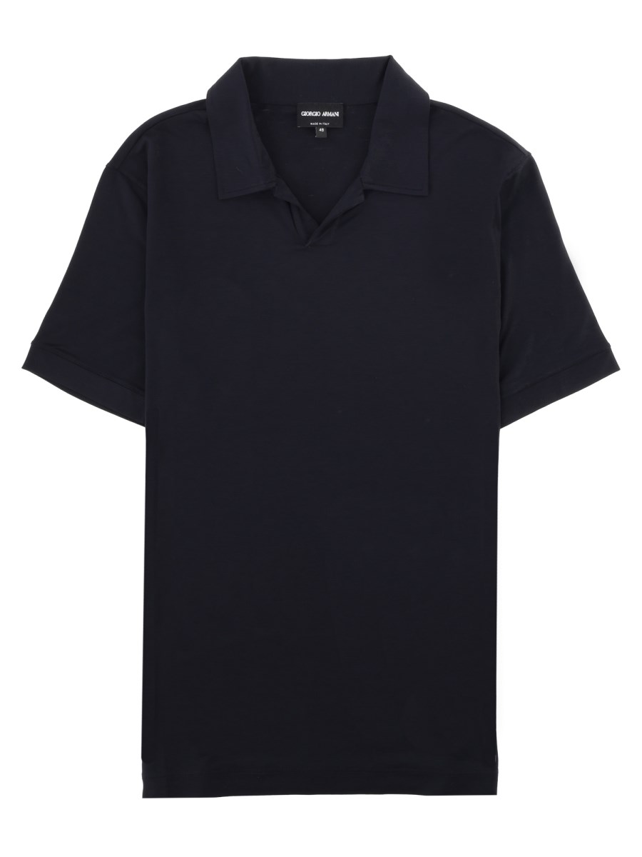 POLO IN JERSEY DI VISCOSA STRETCH
