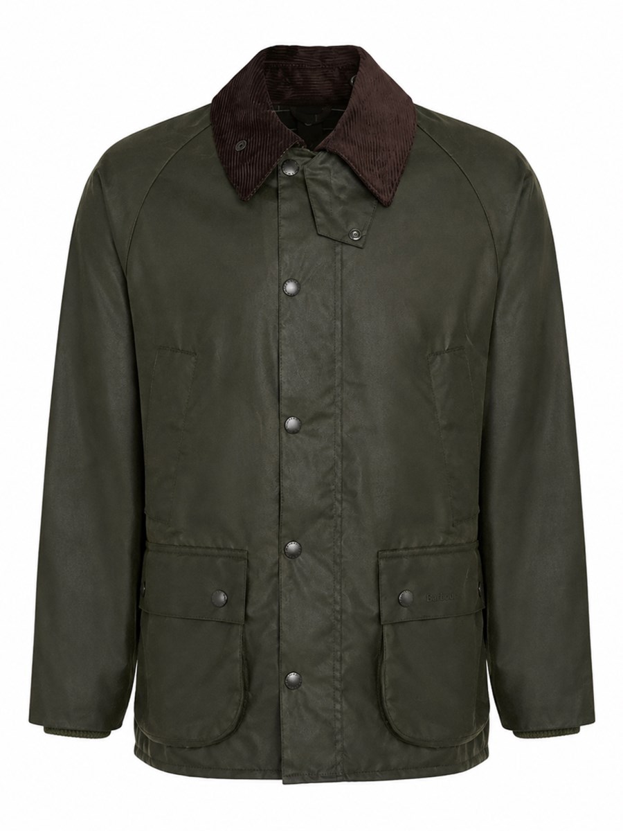 Giacca Bedale In Cotone Cerato