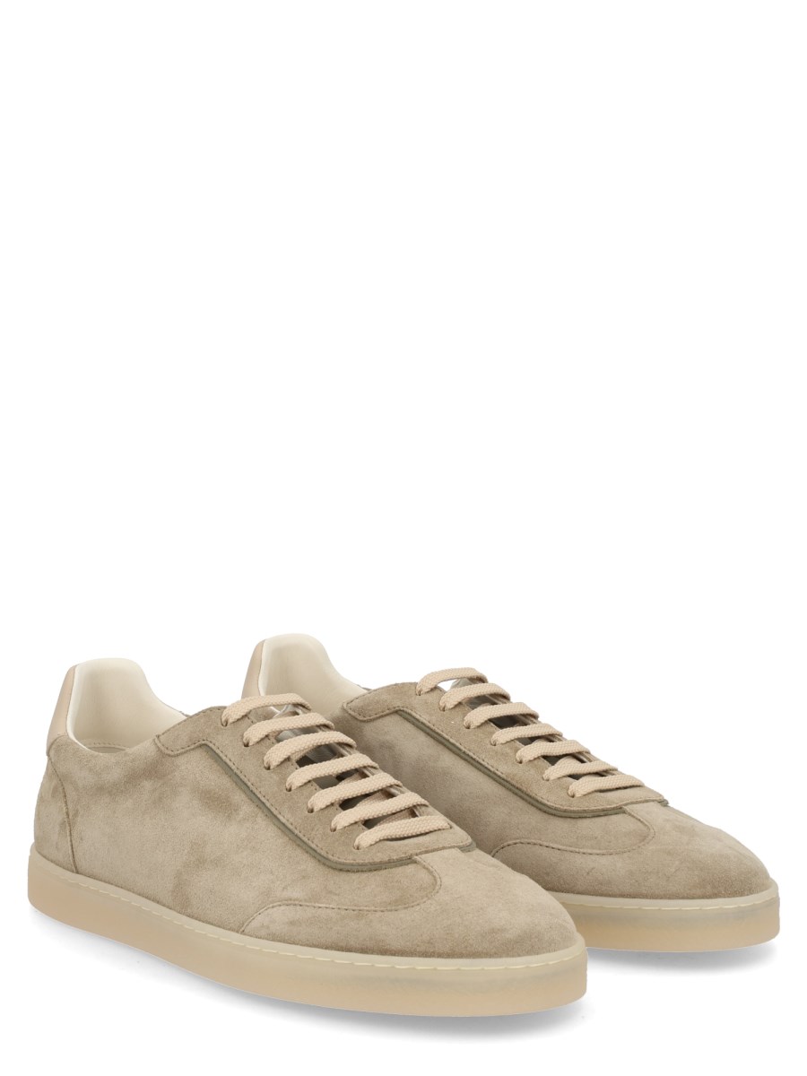 SNEAKER IN CAMOSCIO