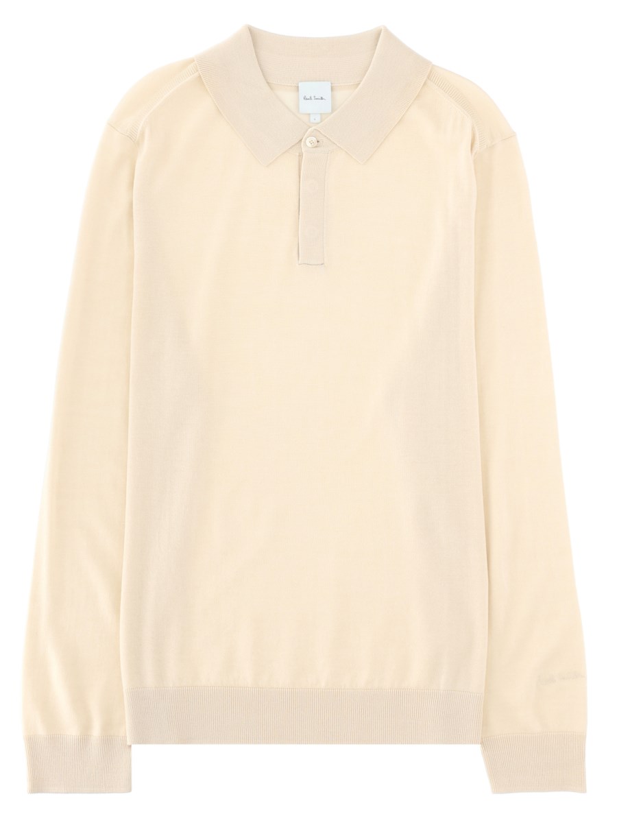 MAGLIA POLO IN LANA MERINO