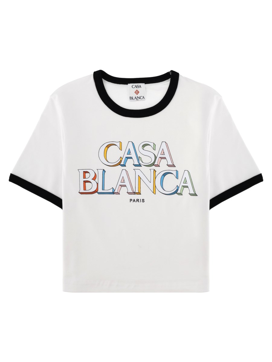 T-SHIRT STACKED LOGO