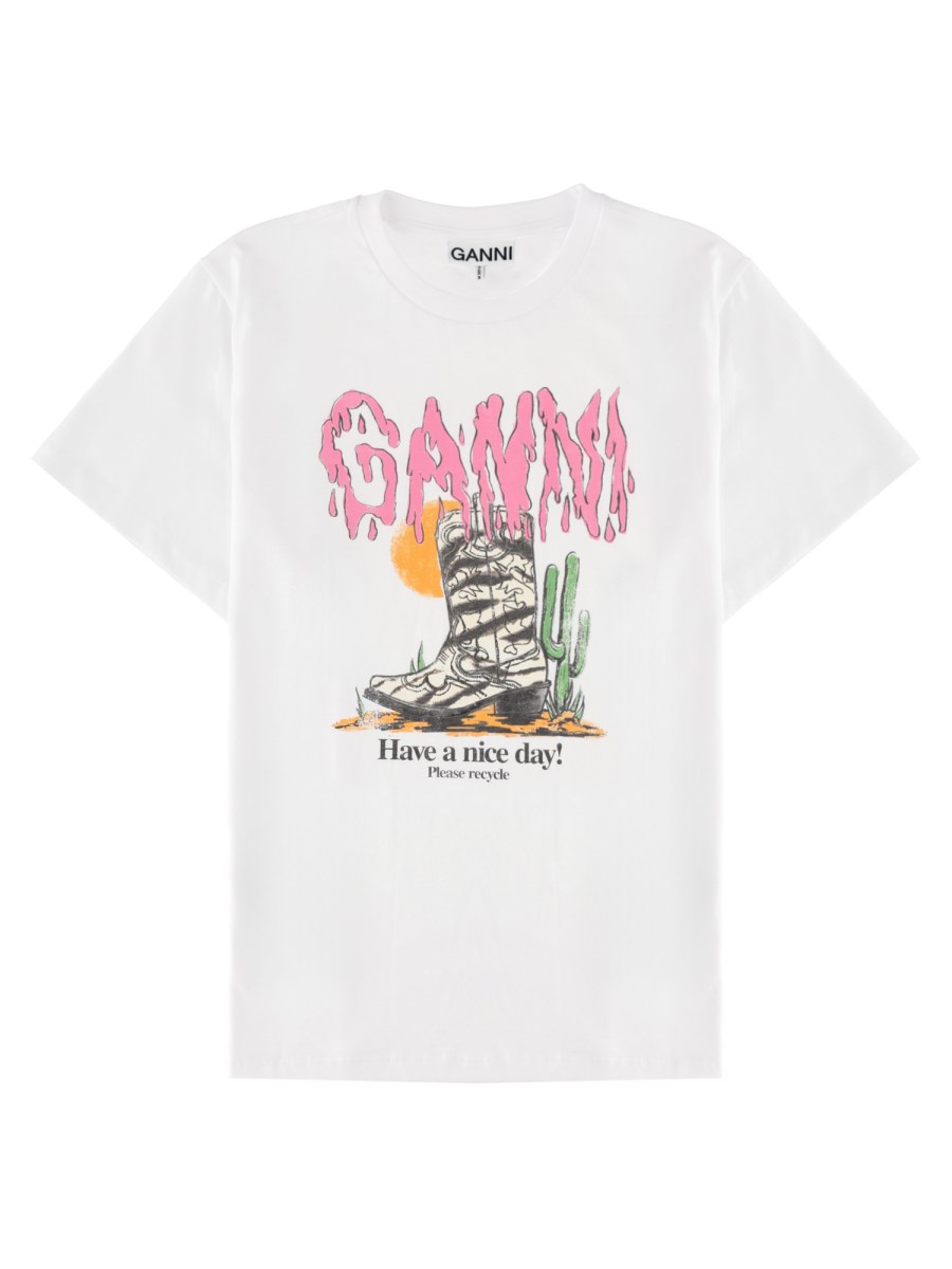 T-SHIRT WESTERN ZEBRA BOOT