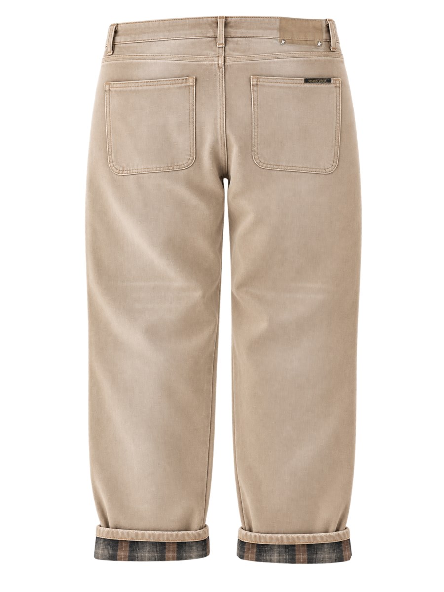 Jeans Con Dettaglio Check