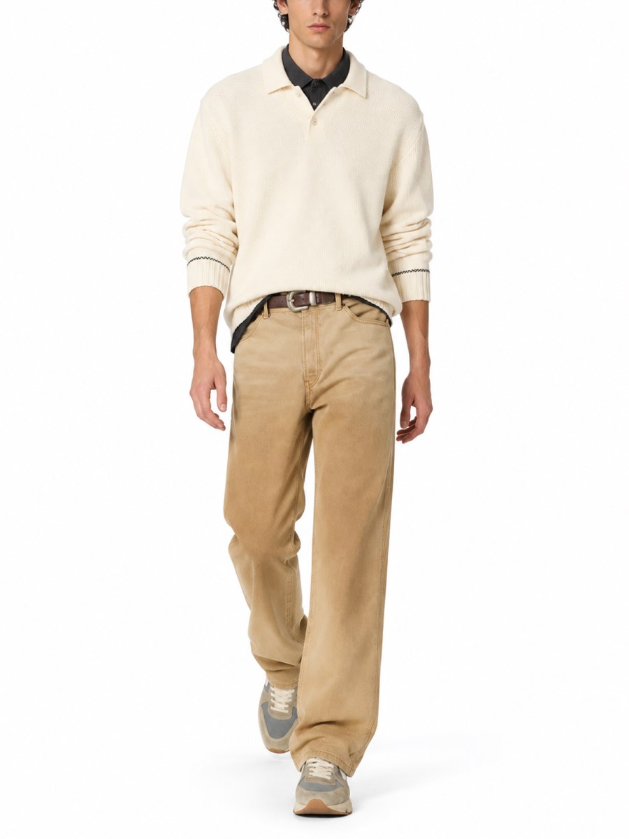 Jeans Con Dettaglio Check