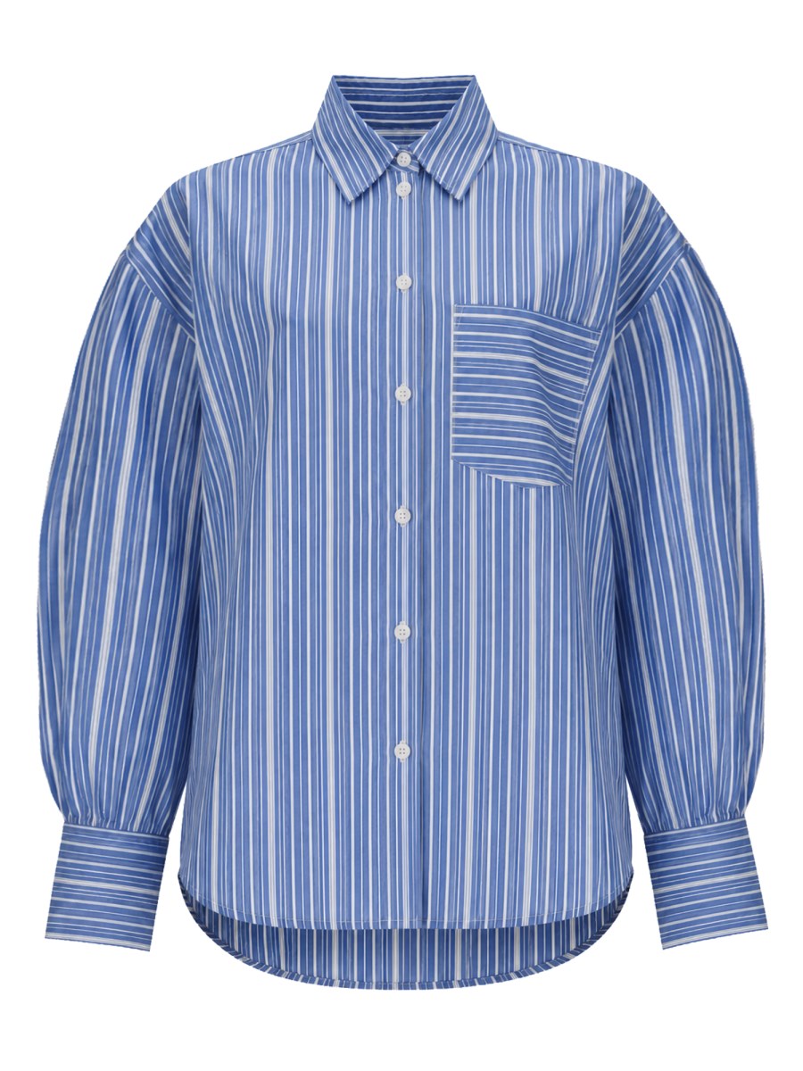 CAMICIA IN COTONE A RIGHE