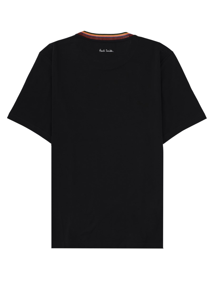 T-SHIRT CON COLLO STRIPES