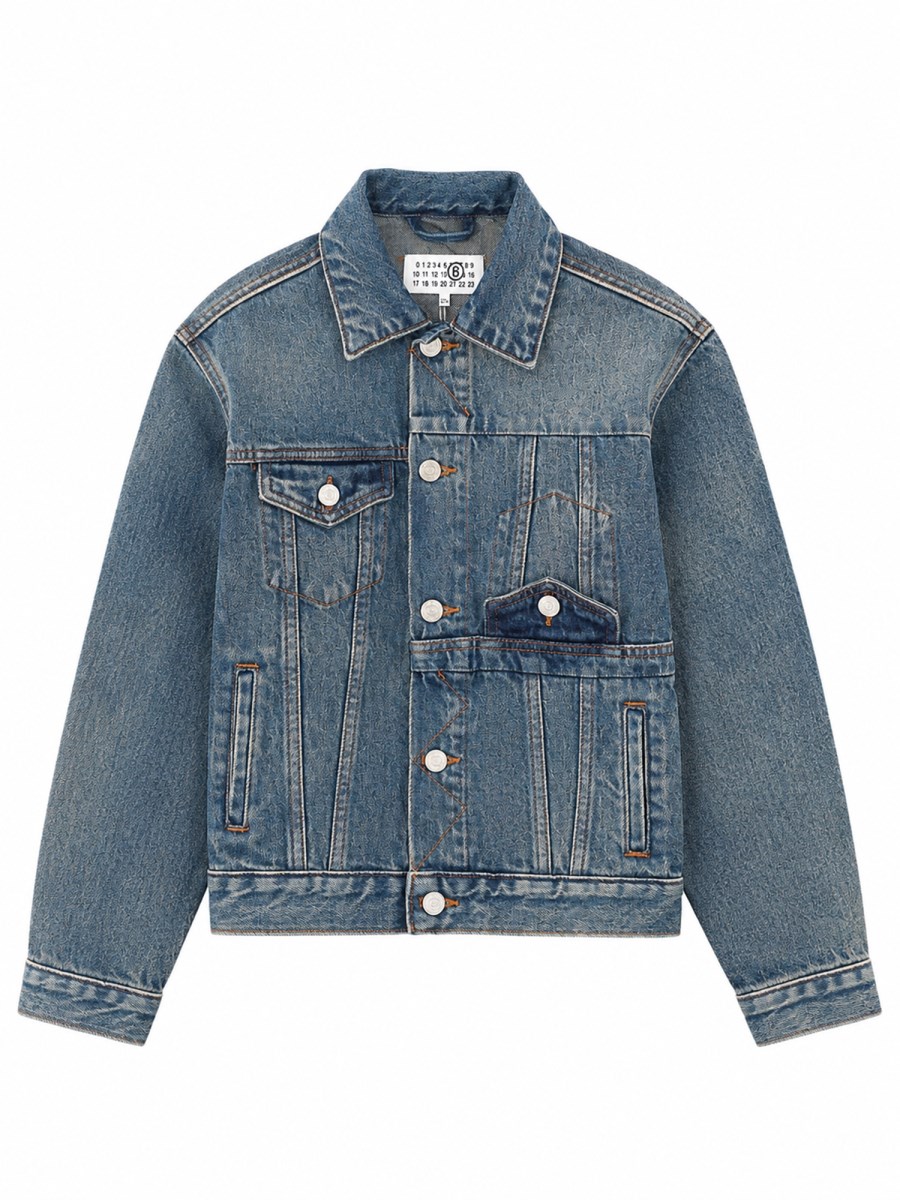 GIACCA IN DENIM CON LOGO