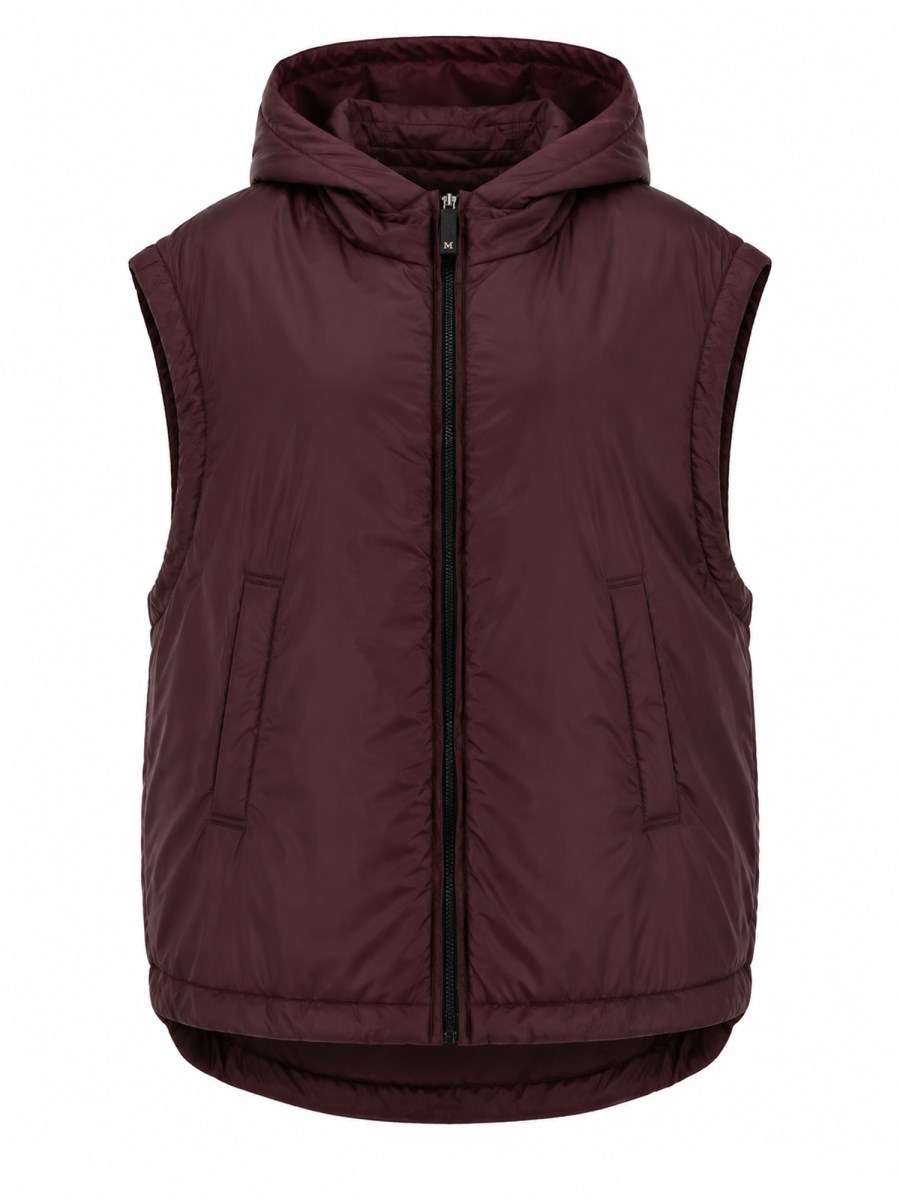 GILET IMBOTTITO CON CAPPUCCIO