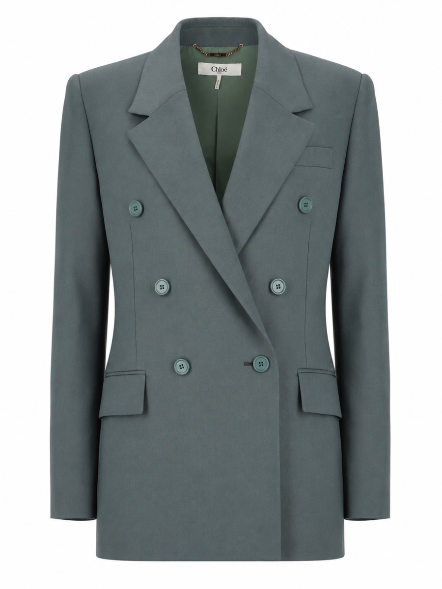 GIACCA SARTORIALE DOPPIOPETTO IN GABARDINE