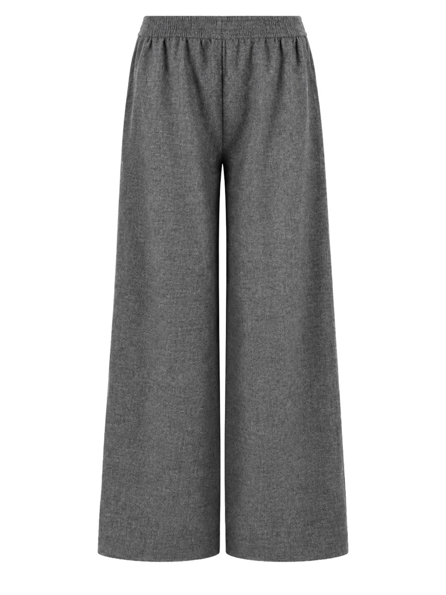 Pantalone Ampio In Lana