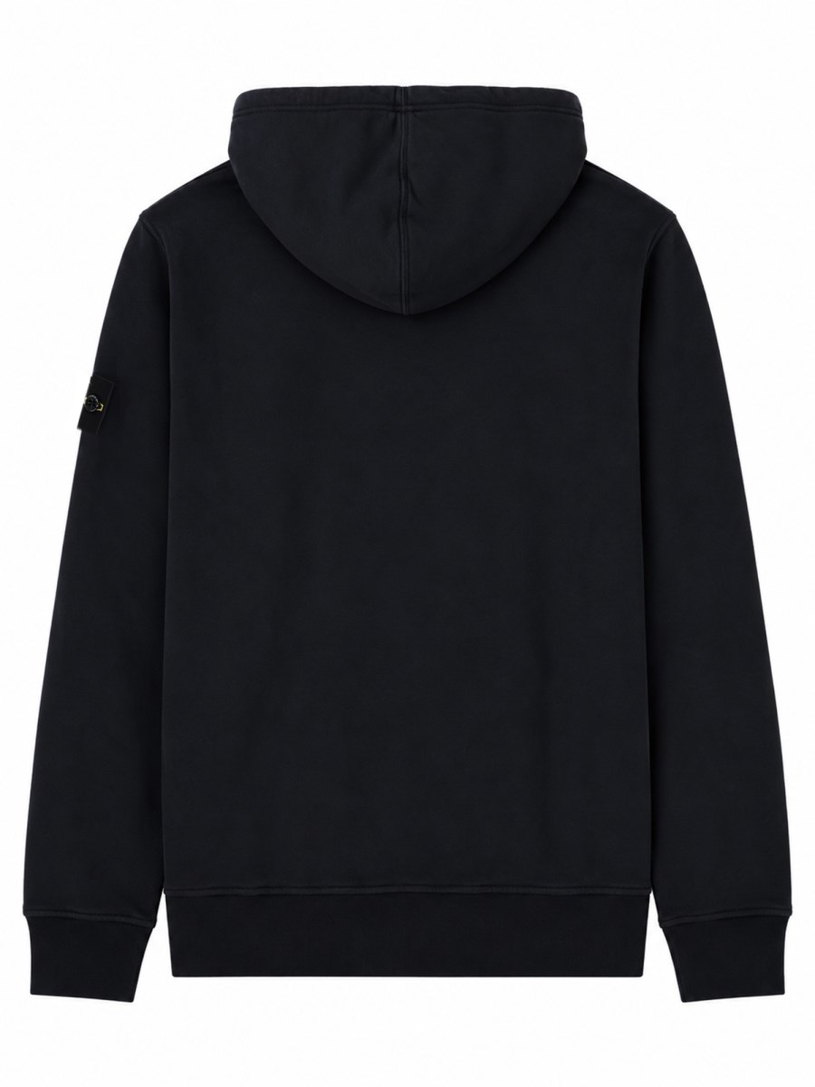 FELPA CON PATCH LOGO E ZIP