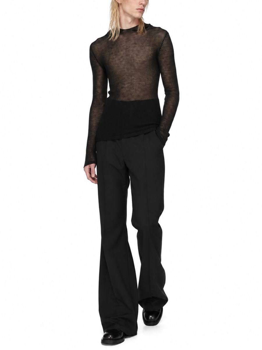 T-Shirt Trasparente Con Cappuccio