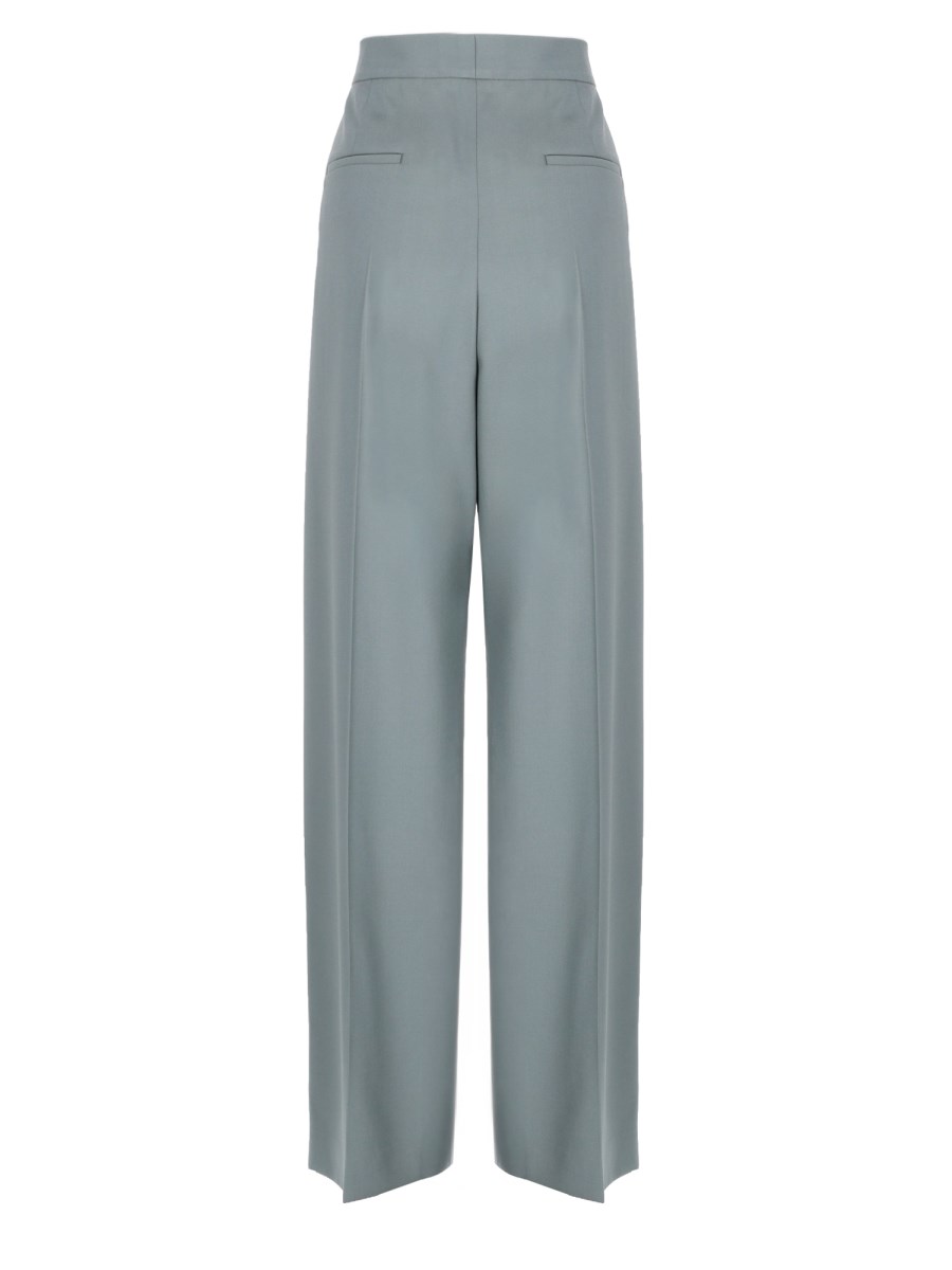 PANTALONE A SIGARETTA SARTORIALE IN GABARDINE DI LANA