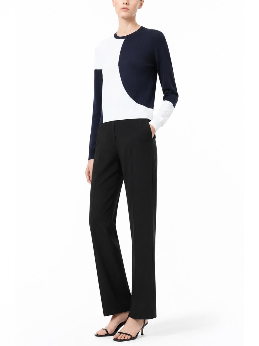 MAGLIA ADERENTE IN VISCOSA CRÊPE