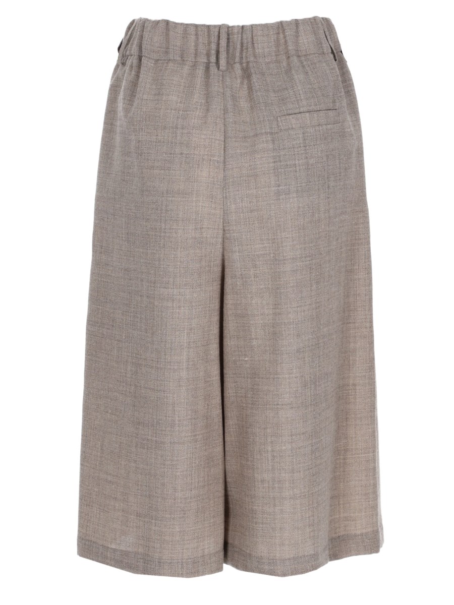 SHORTS IN MISTO LANA E LINO