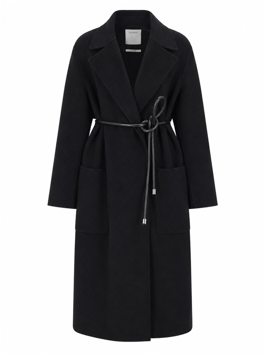 CAPPOTTO IN LANA CON CINTURA ANNODABILE