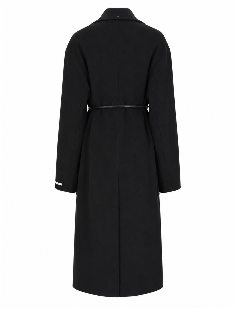 CAPPOTTO IN LANA CON CINTURA ANNODABILE