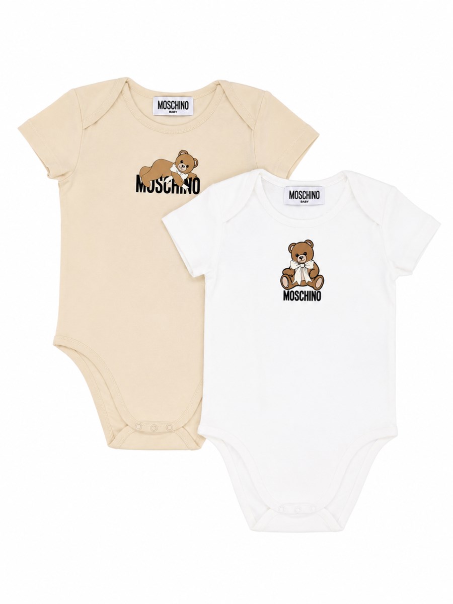 2-pack di tutine per noneati con stampa teddy bear