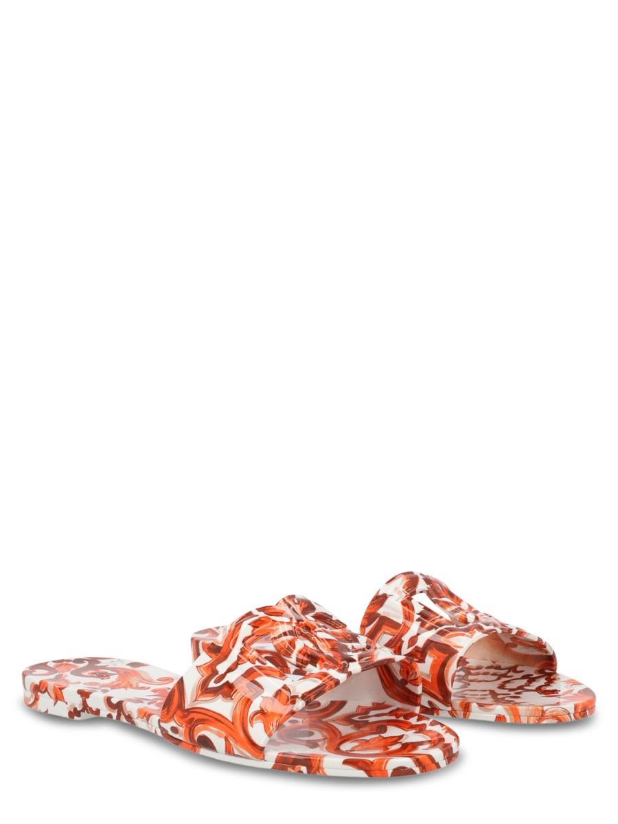 SLIDE BEACHWEAR IN GOMMA MAIOLICA