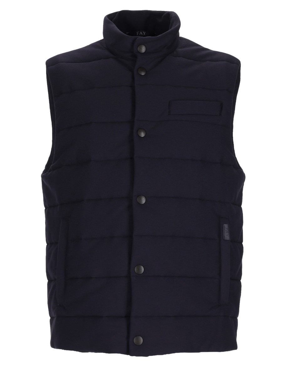 GILET IN JERSEY TECNICO TRAPUNTATO
